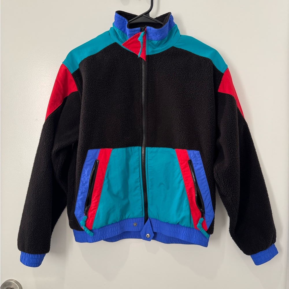 Urban Outfitters Black Fleece Jacket